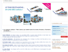 Tablet Screenshot of cadeaux.pierreetvacances.com